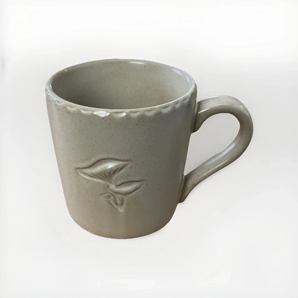 Hearth & Hand Magnolia Stoneware‎ Mushroom Mug Rustic Farmhouse Coffee Cup