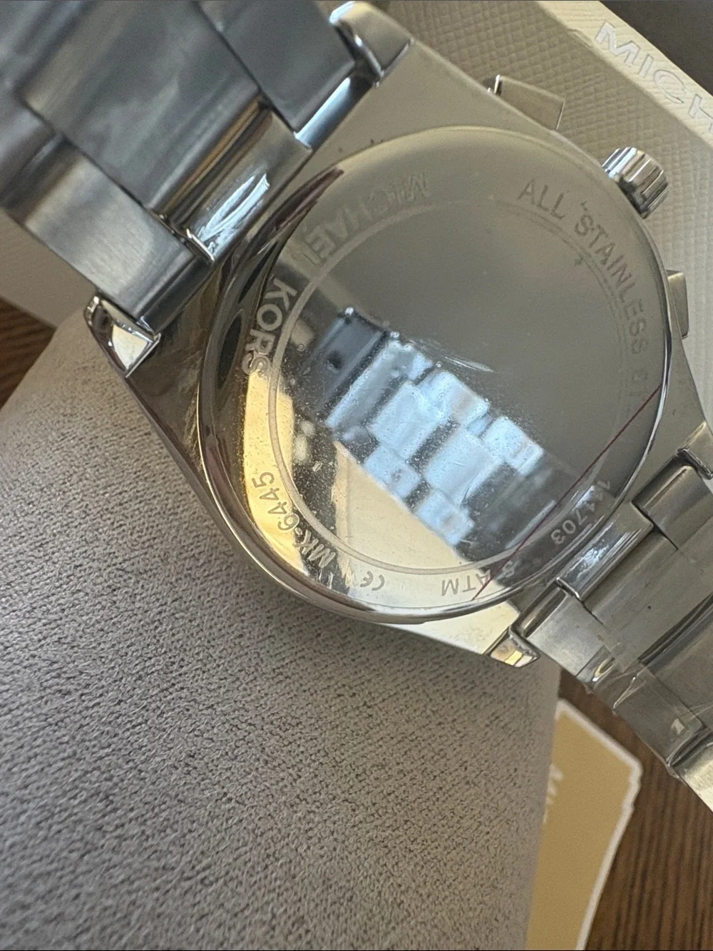 Michael Kors Silver and Gold MK6445 Vail Two-Tone Chronograph Watch