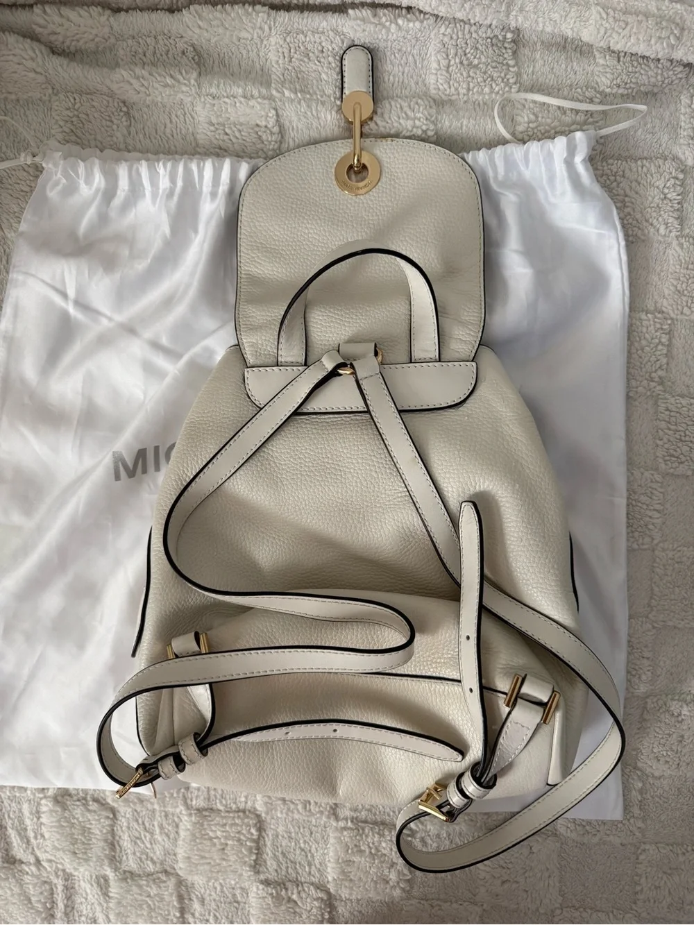 Michael Kors structured pebbled