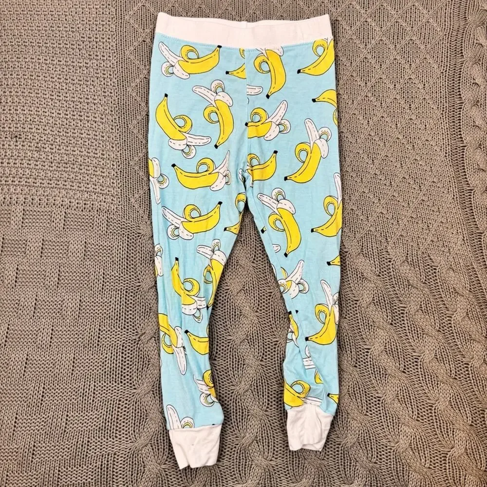 Little Sleepies Banana Print Pajama Pants Viscose Bamboo & Spandex  18/24M
