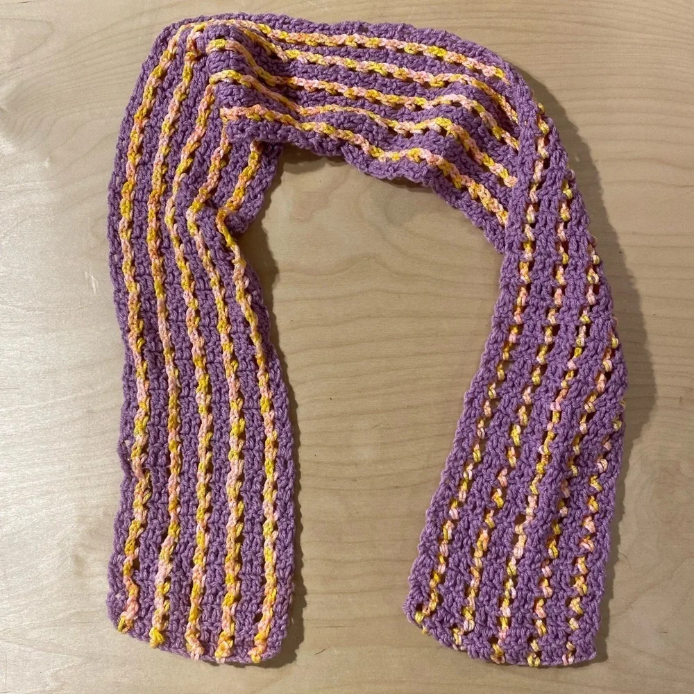 Hand Crafted scarf add it