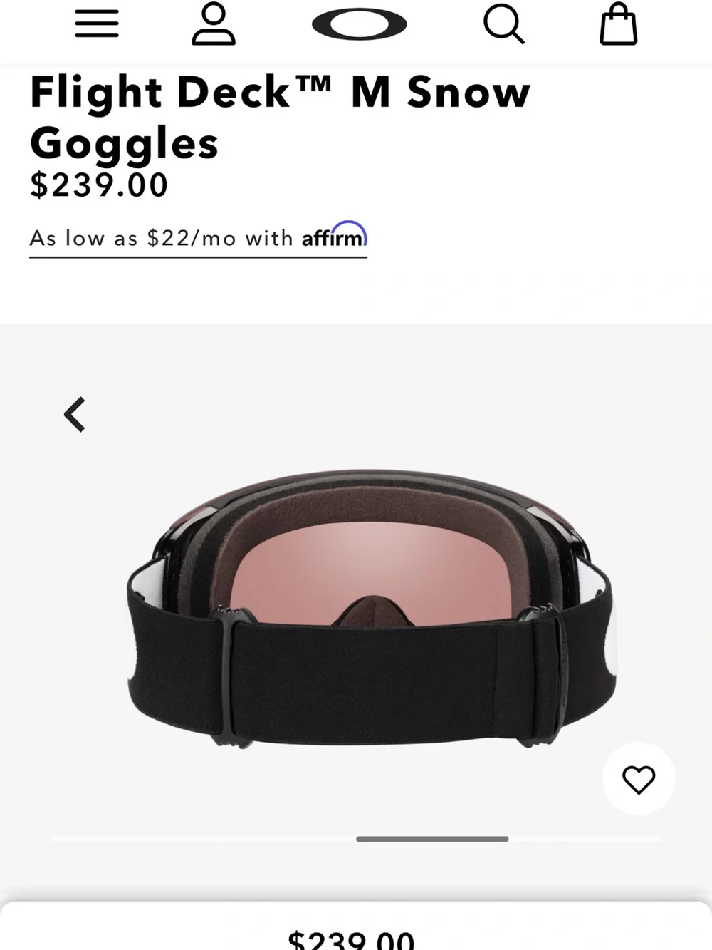Oakley flight deck