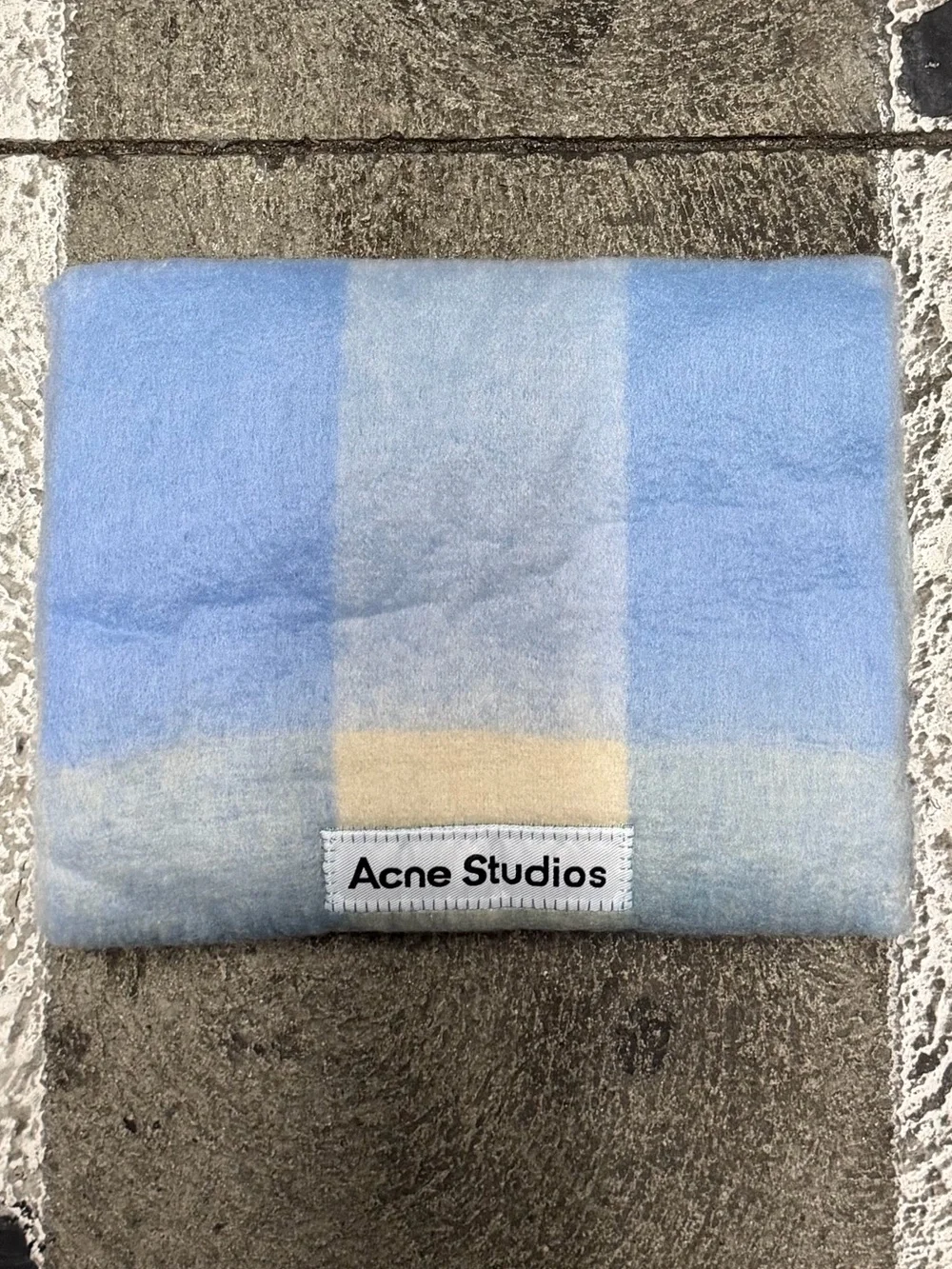 Acne Studios plaid scarf
