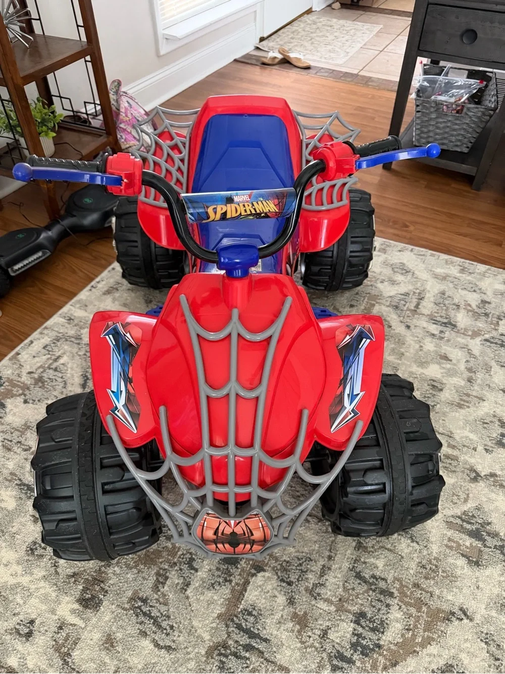 Red and Blue Kids Ride-On ATV
