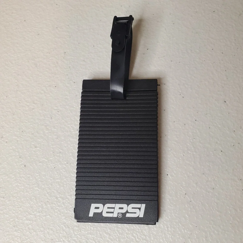 PEPSI Advertising Luggage Tag 1995 Soda Pop‎ Memorabilia