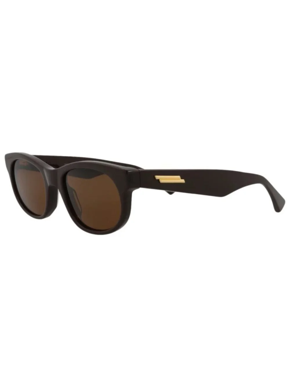 New Bottega Veneta Women's Sunglasses Round Oval Acetate Frame Unisex Brown