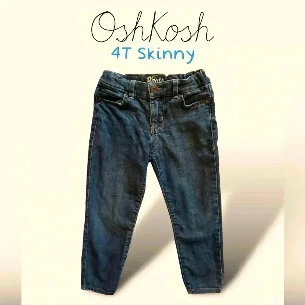 OshKosh B’gosh 4T Girl’s Spr Skinny Jeans. Excellent cndtn. 15% dsct w 2+bundle
