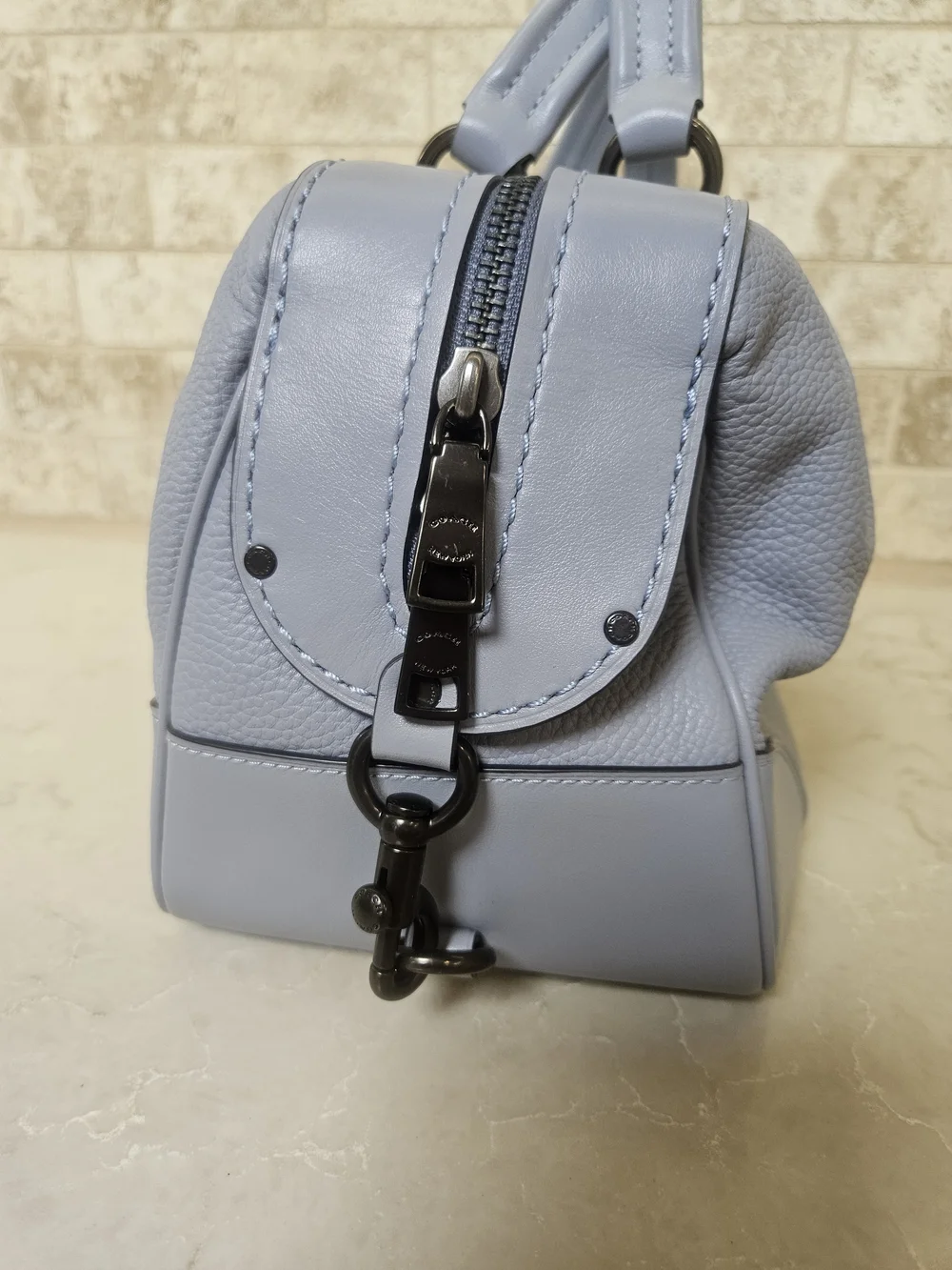 Coach pebble leather