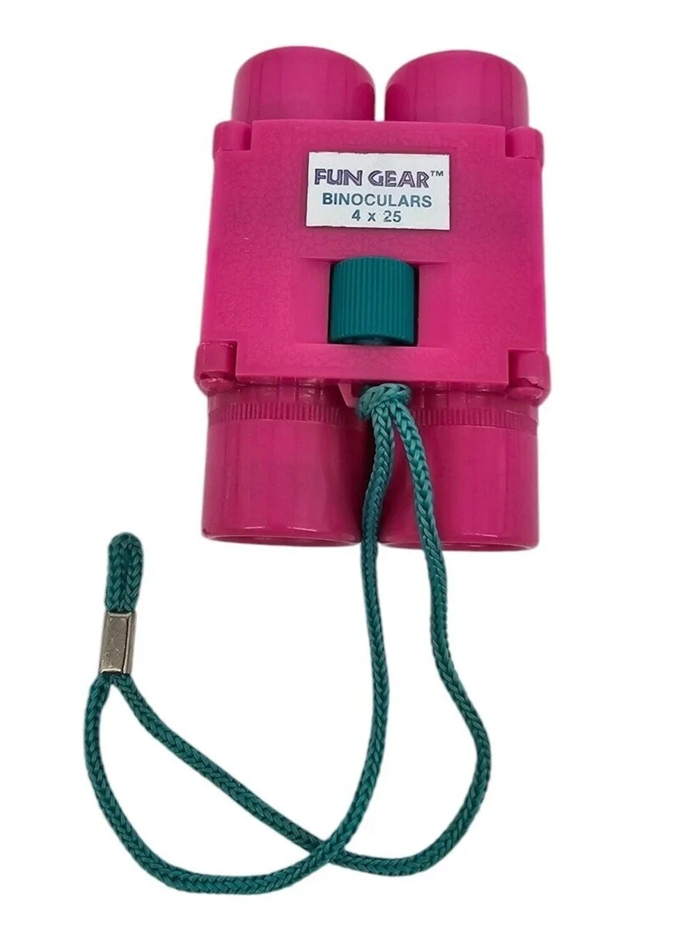 Vintage 1990s Fun Gear Kids Plastic Binoculars 4x25 Pink