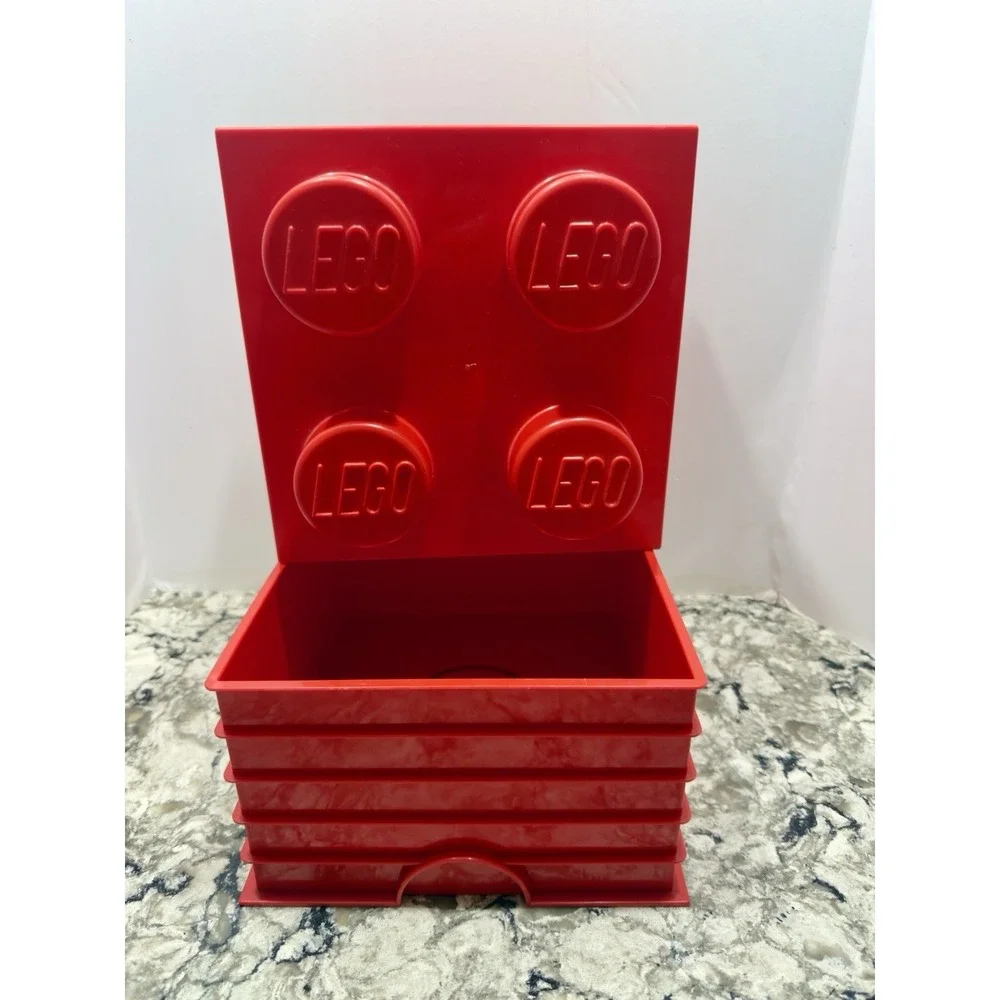 LEGO Stackable Storage Brick Red