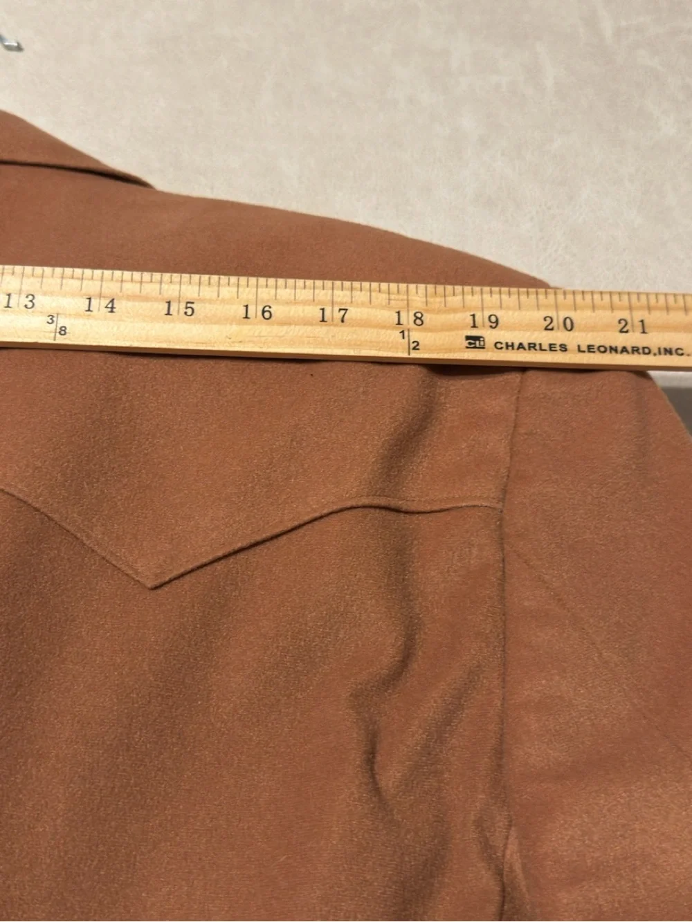 Circle S Vintage Men's Western-Style Blazer in Camel. Size 48L
