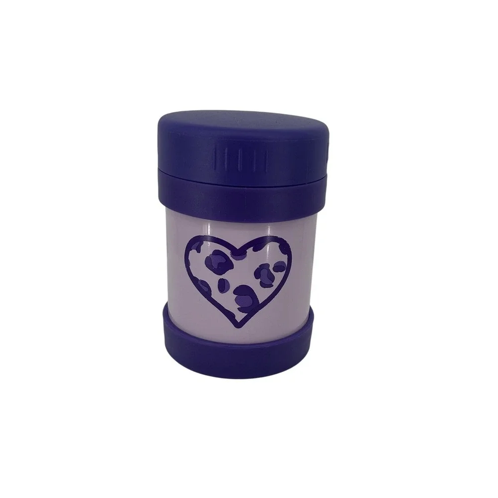 Kids Insulated Thermal Lunchbox Food Containers (2) Alligator & Heart