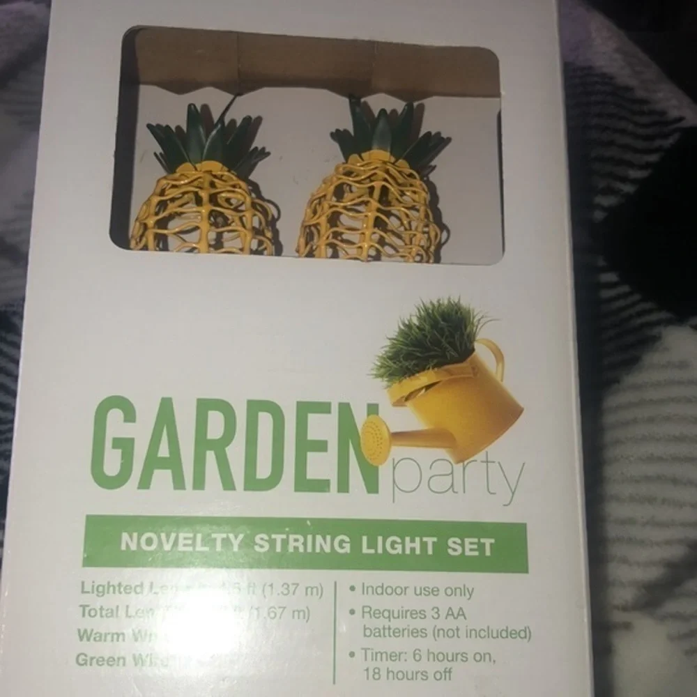 Pineapple Novelty String Light Set Warm‎ White New