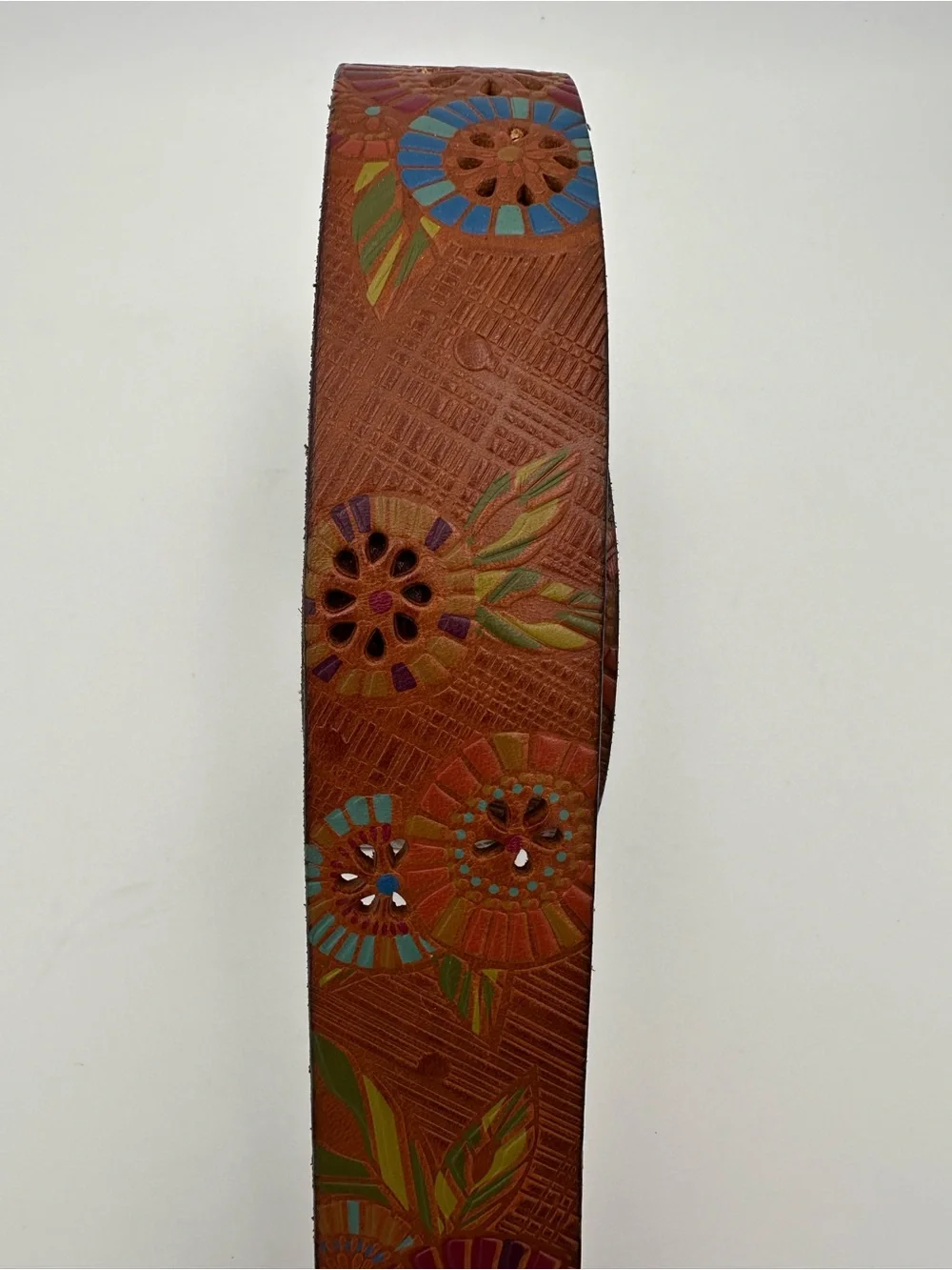 Fossil painted leather