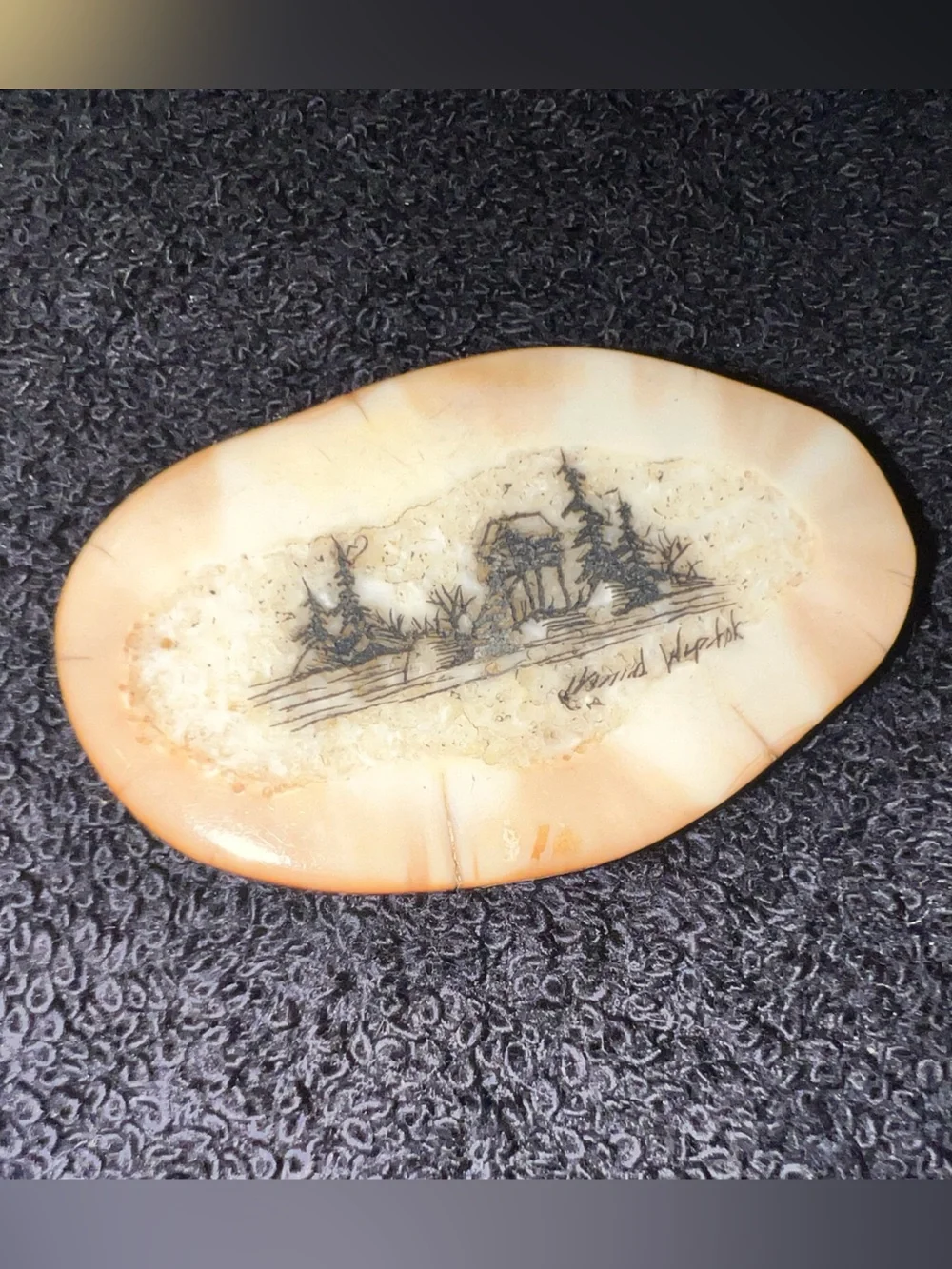 Howard Weyahok piece carved