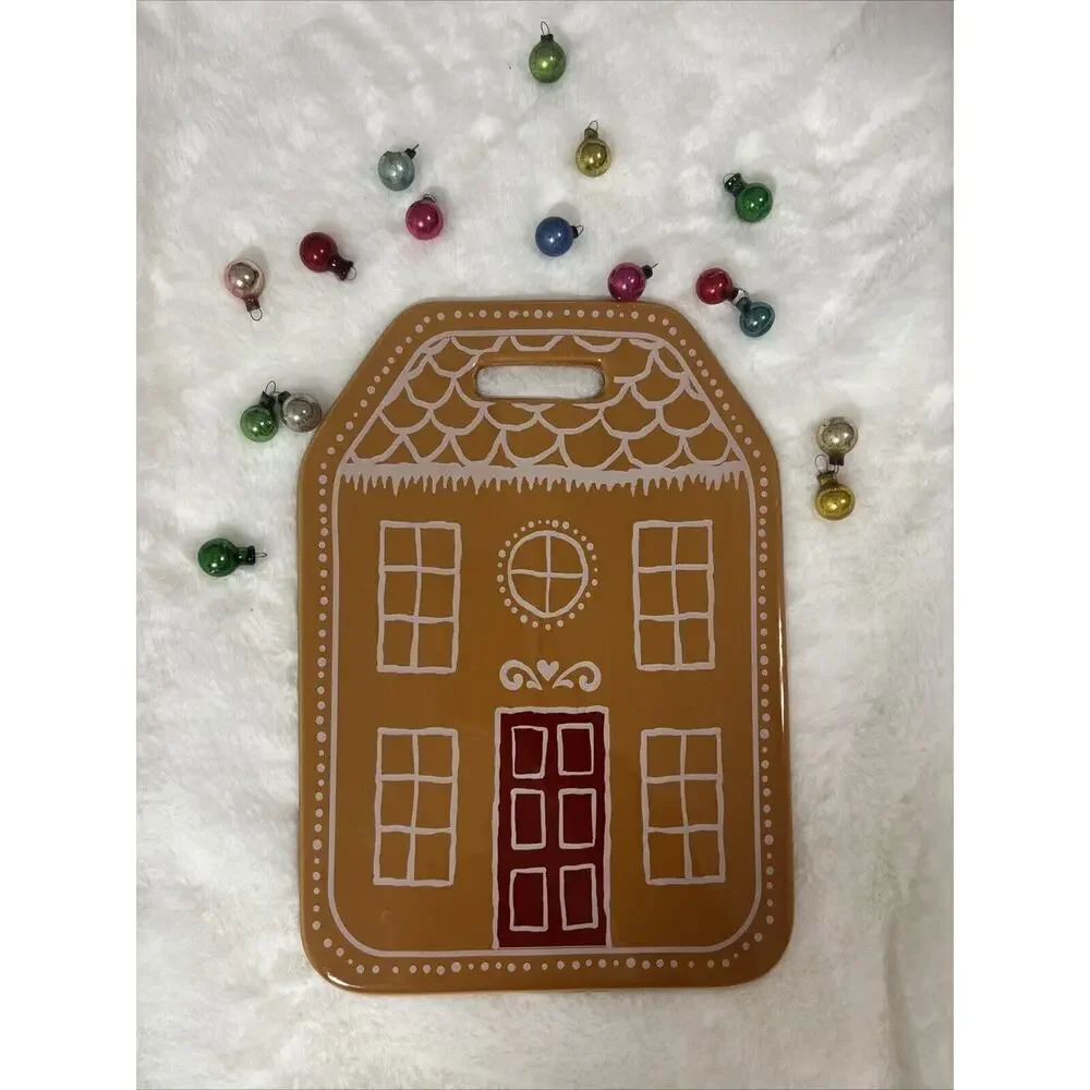 Target Bullseye Playground‎ Ceramic Gingerbread House Serving Plate Platter New