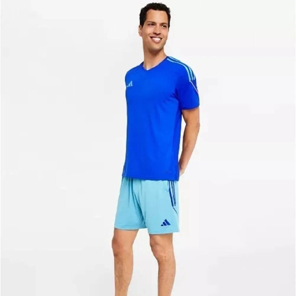 ADIDAS Men's Tiro Crewneck T-Shirt & Training Shorts Separates