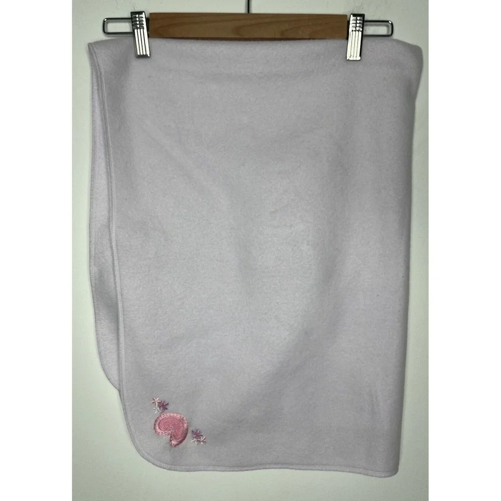 Wonder Kids Purple Baby Blanket With Hearts‎ Polyester Lovey