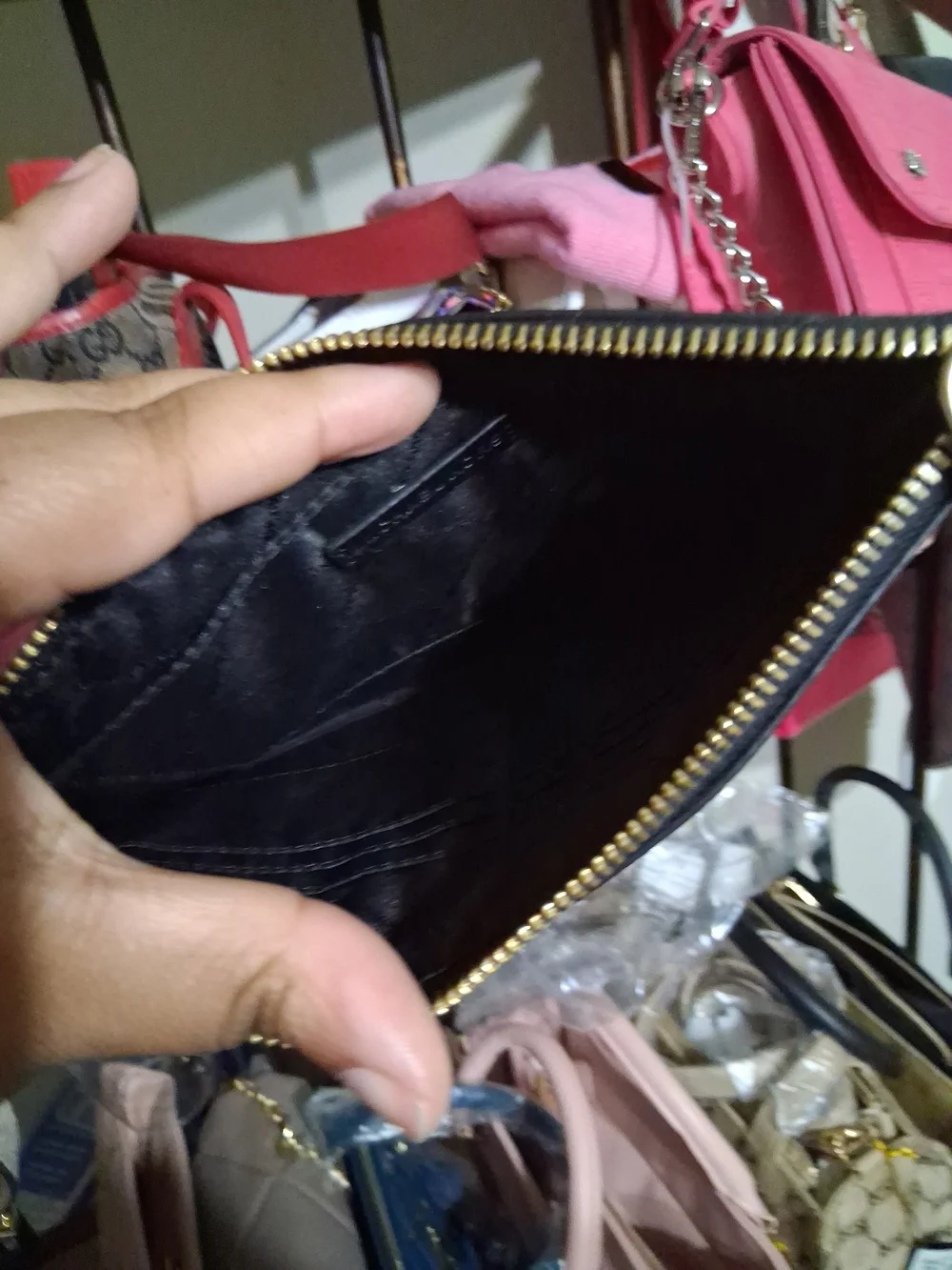 Michael Kors zipper accessory