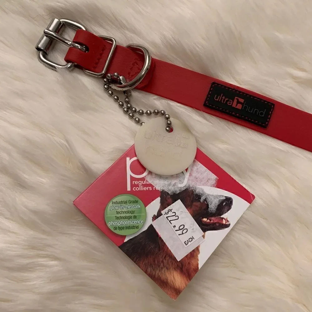 Red ultrahund Dog Collar (NWT)