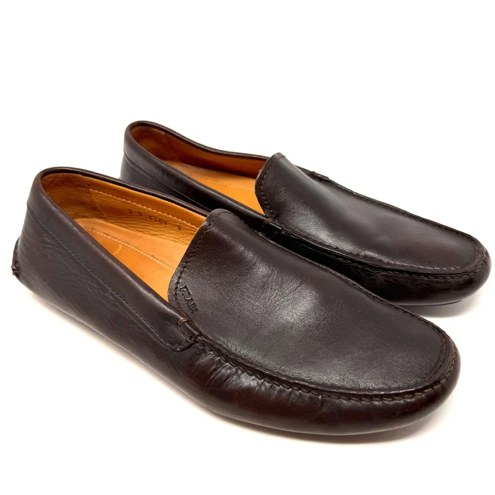 Prada driving loafers