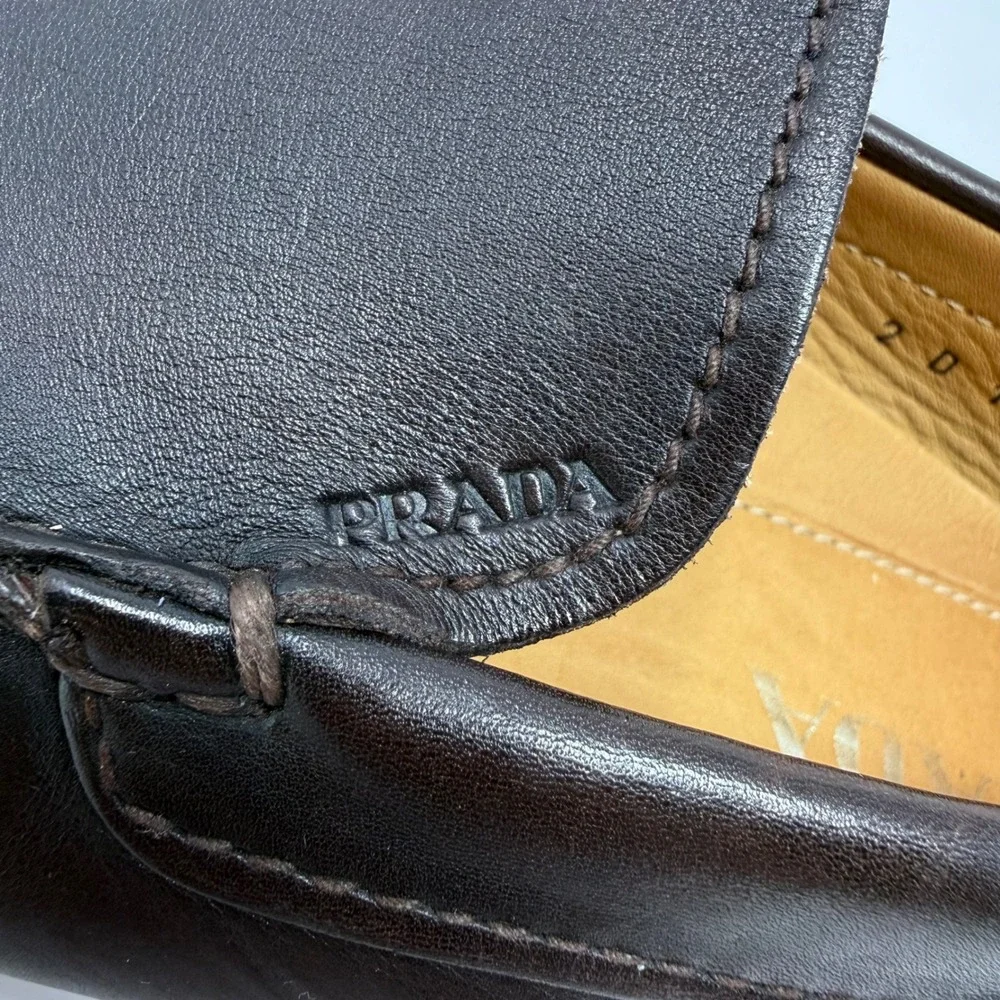 Prada driving loafers