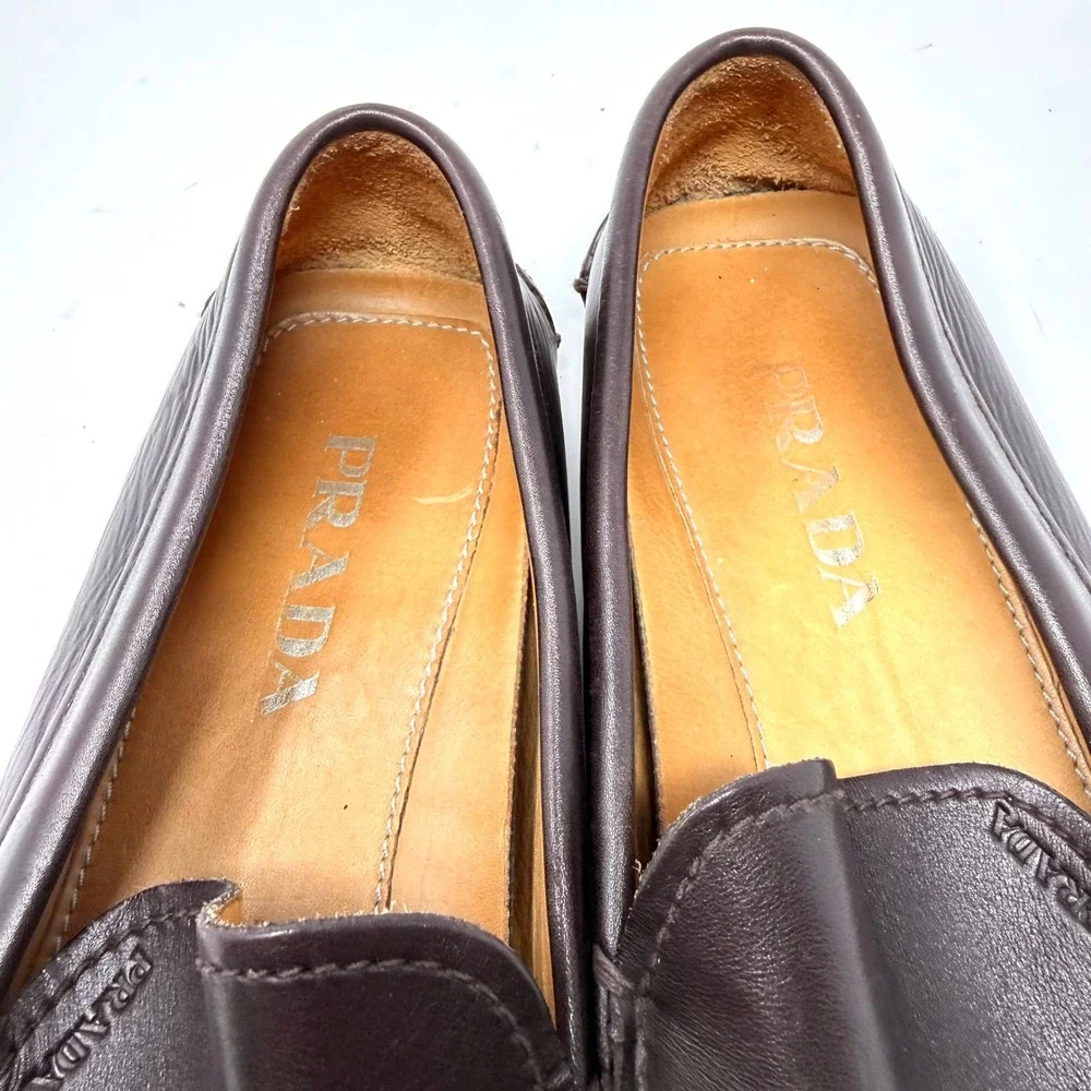 Prada driving loafers