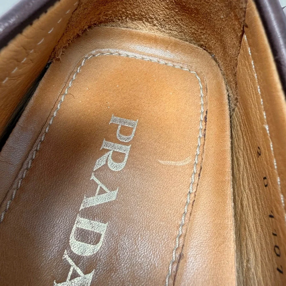 Prada driving loafers