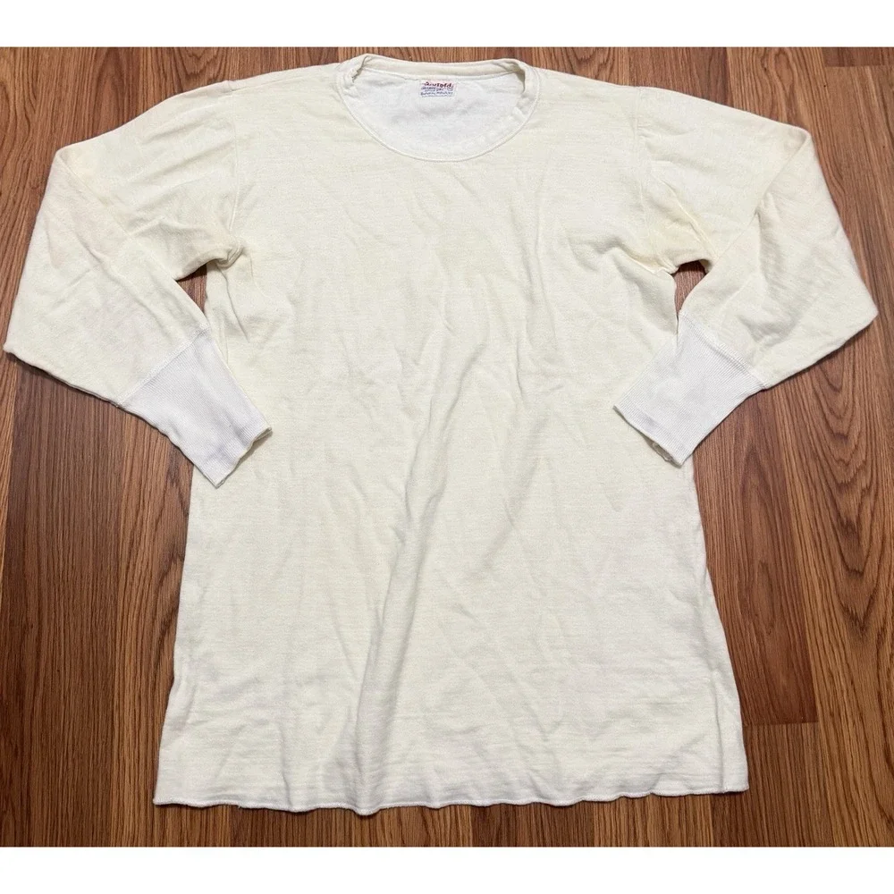 Vintage Duofold Base Layer Shirt Mens 40 Two Layer Thermal USA