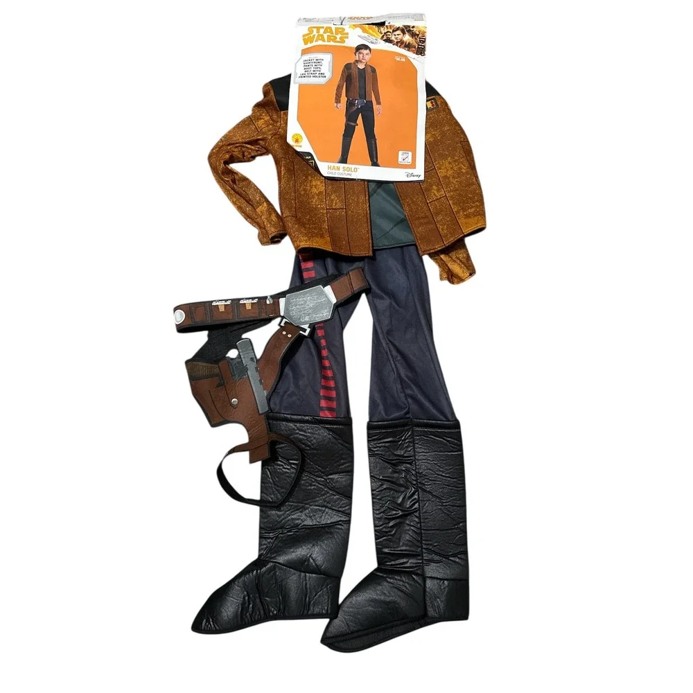 Star Wars Han Solo Costume Child Size Large Halloween Cosplay‎ Dress Up