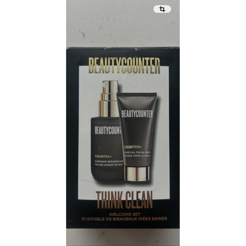 Beautycounter‎ Counter+ Welcome Set Overnight Resurfacing Peel Charcoal Mask