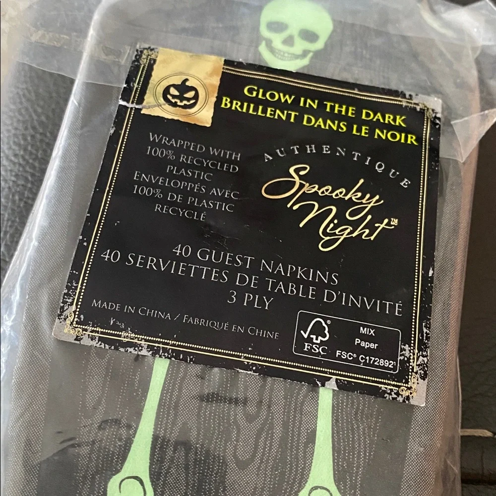 authentique spooky night set glow