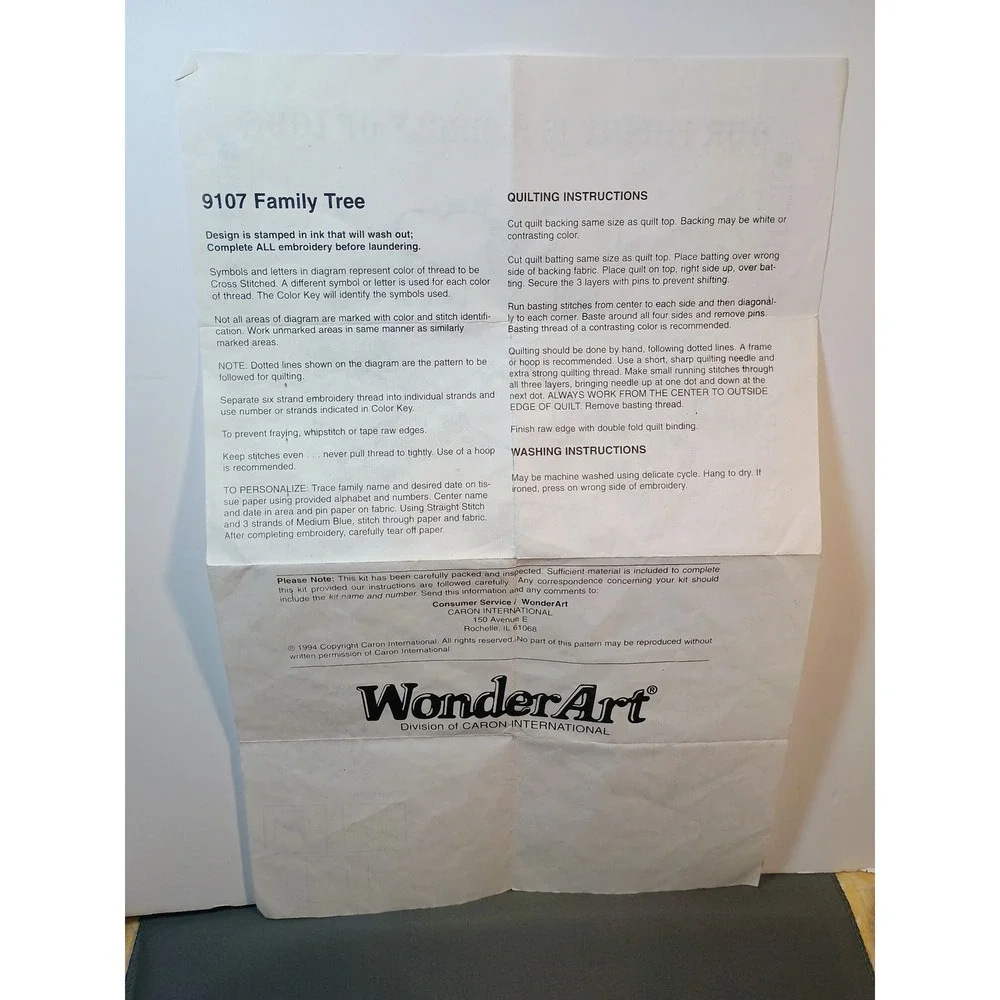 Wonderart family tree