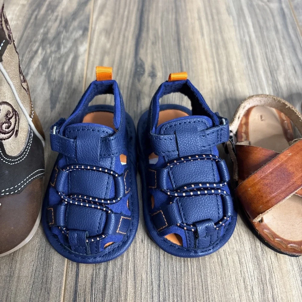 Mixed Brands brown huaraches