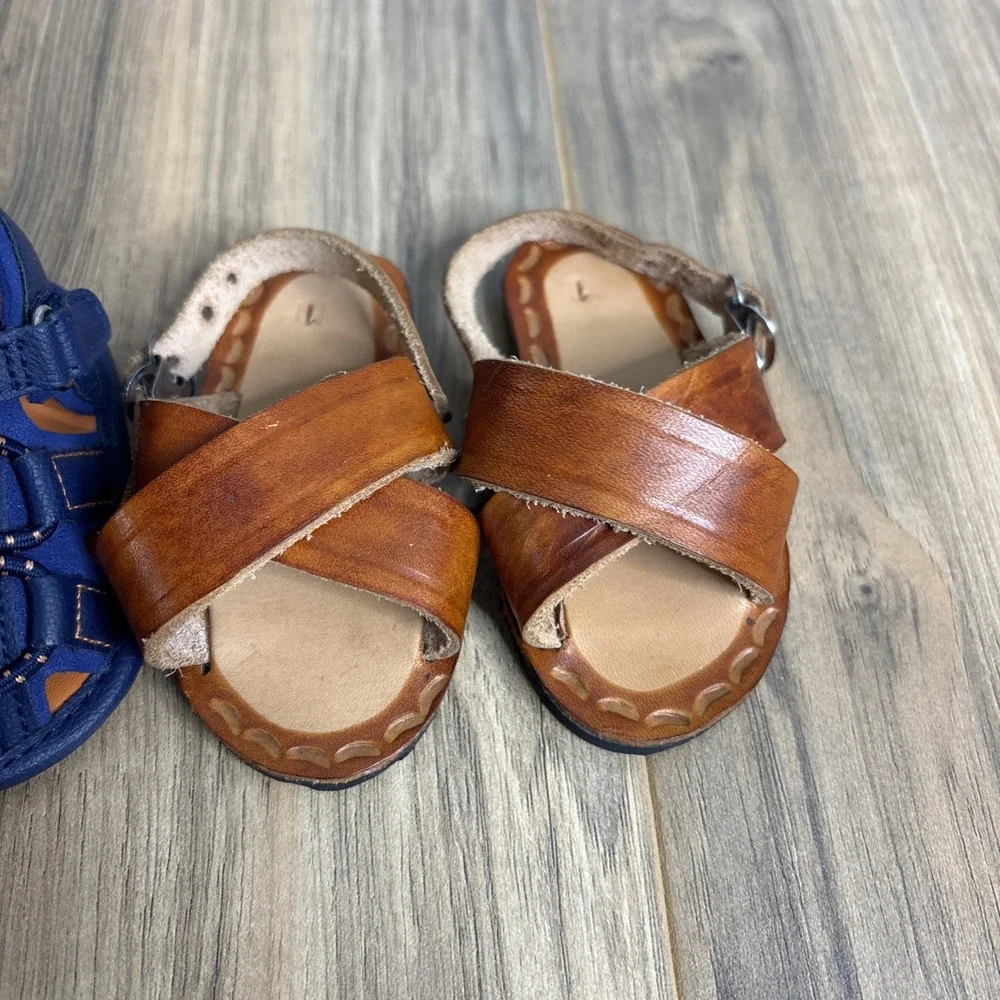 Mixed Brands brown huaraches