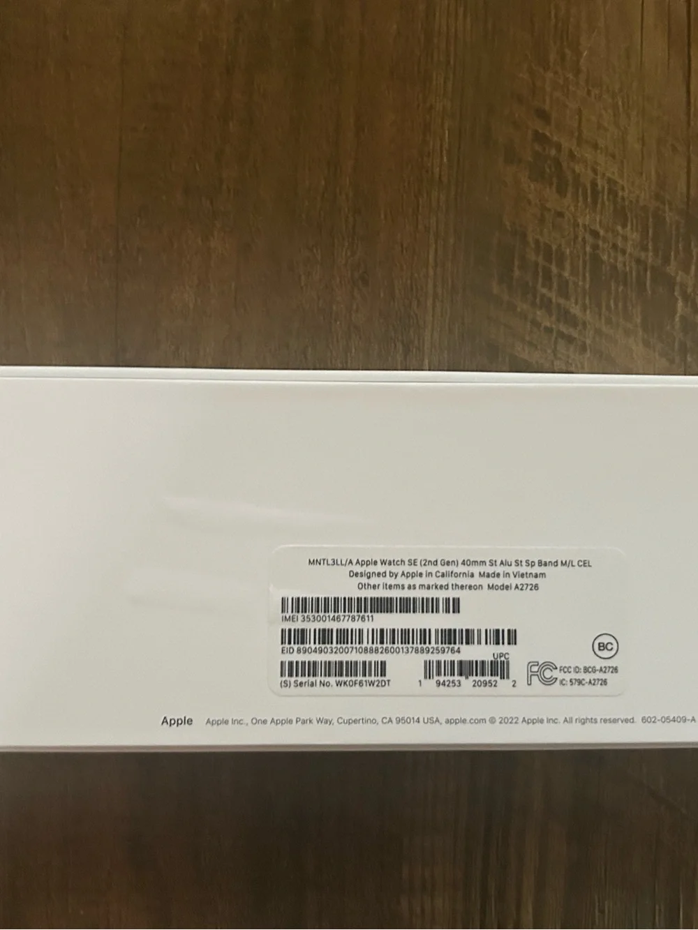 Apple smartwatch se