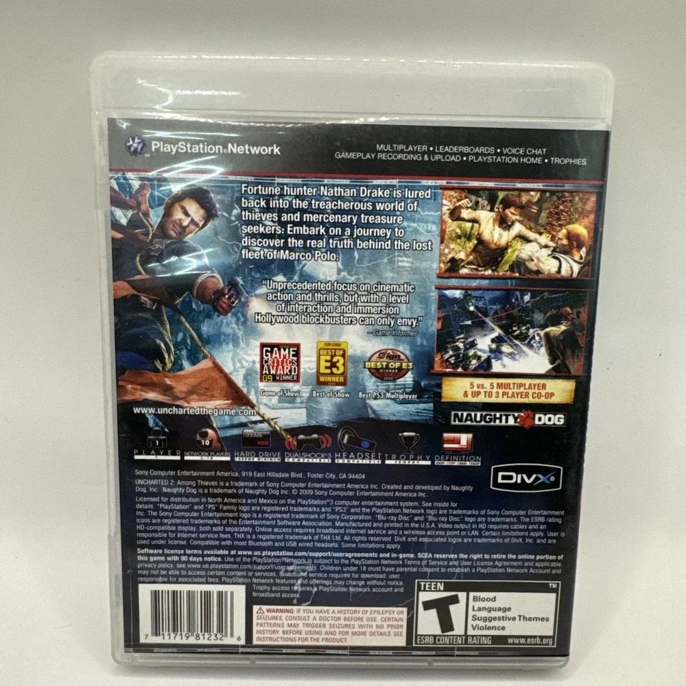 Uncharted 2: Among Thieves -- Game of the Year Edition‎ (Sony PlayStation 3,...