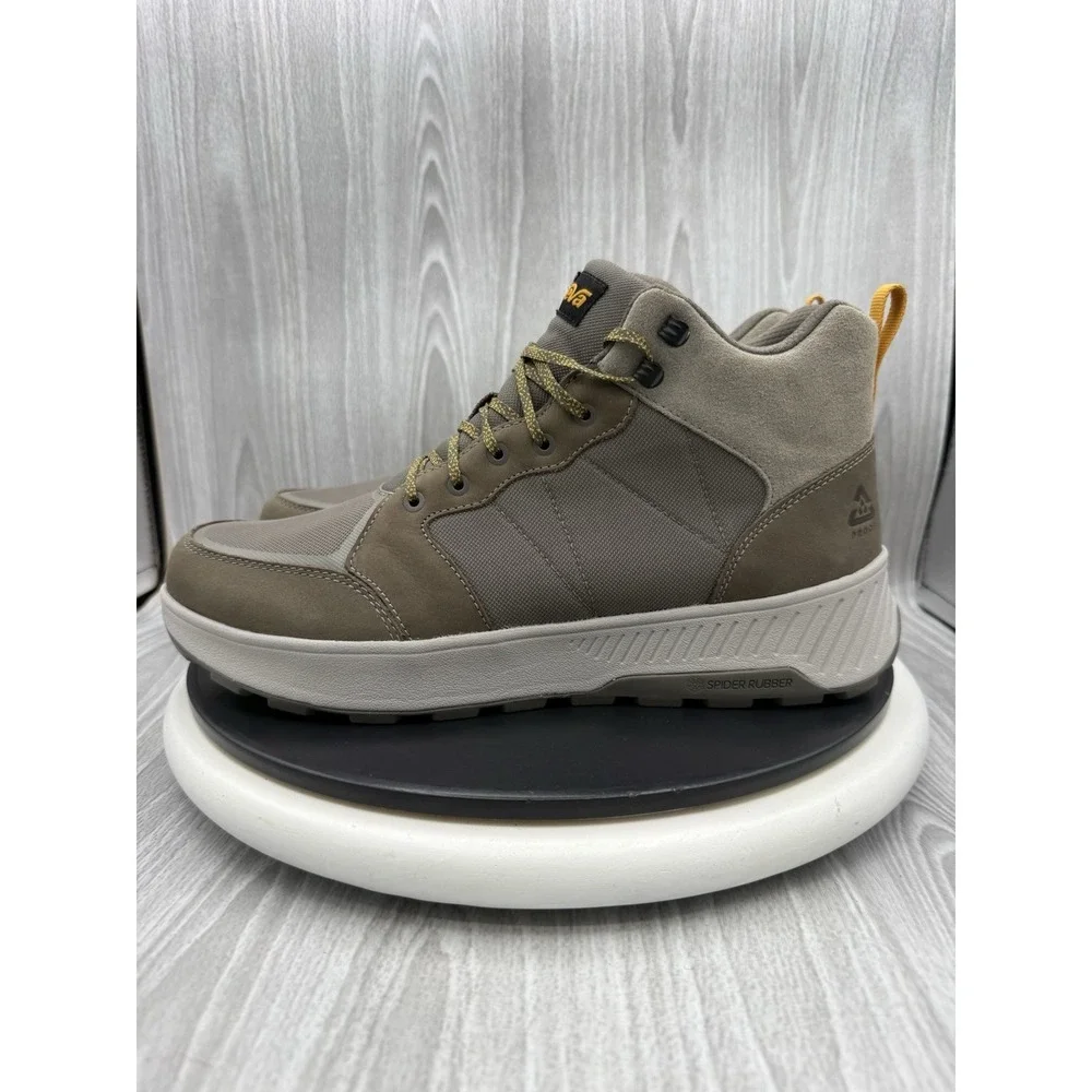 Teva Ellwood Mid Mens Size 11 Dark Olive Taupe Waterproof Hiker Hiking Boots NEW