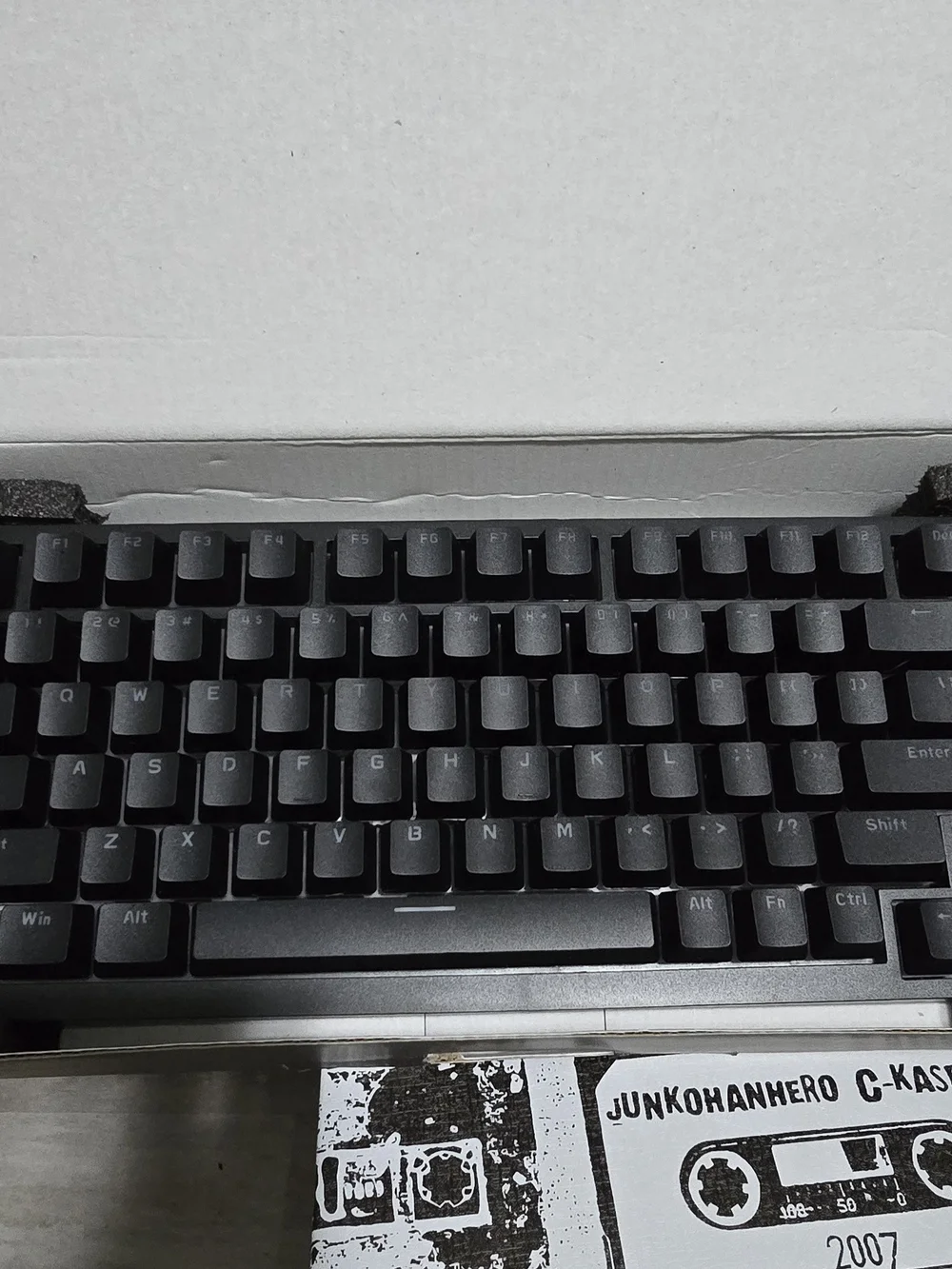 Compact Black Mechanical Keyboard for Everyday Typing