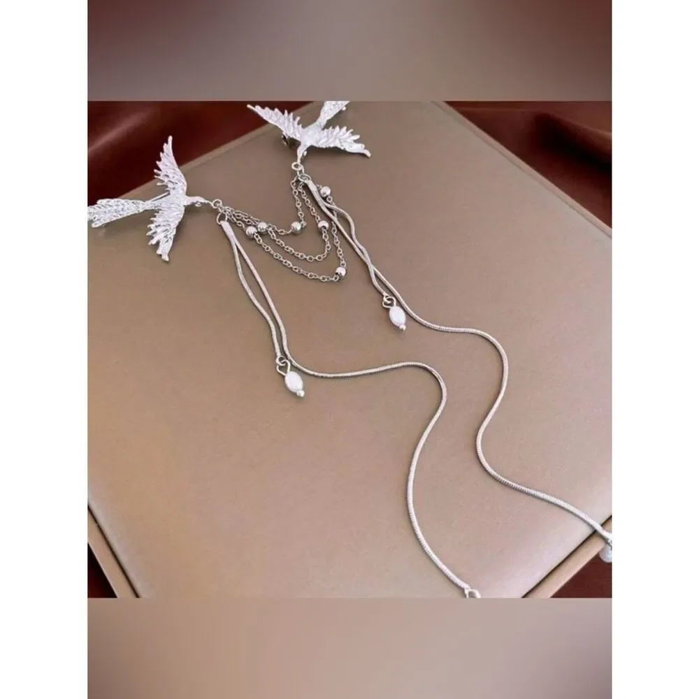 Anthropologie delicate silver