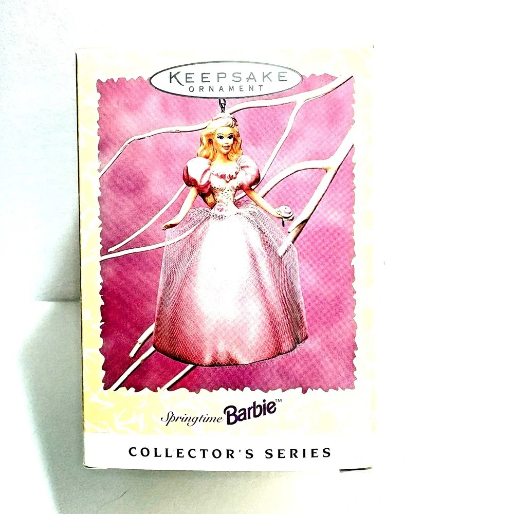 1996 Barbie Hallmark Keepsake Springtime Barbie ornament collector's series  #2