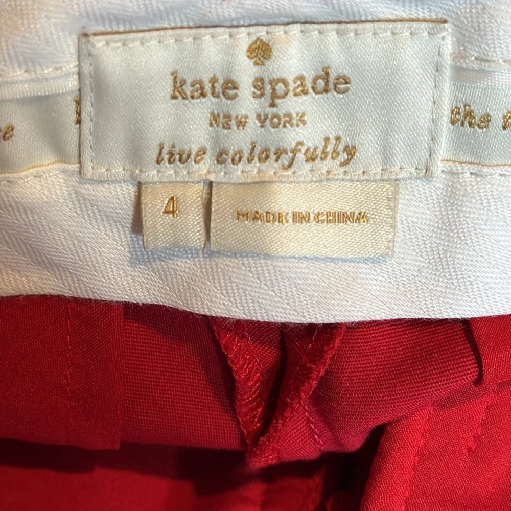kate spade bright red