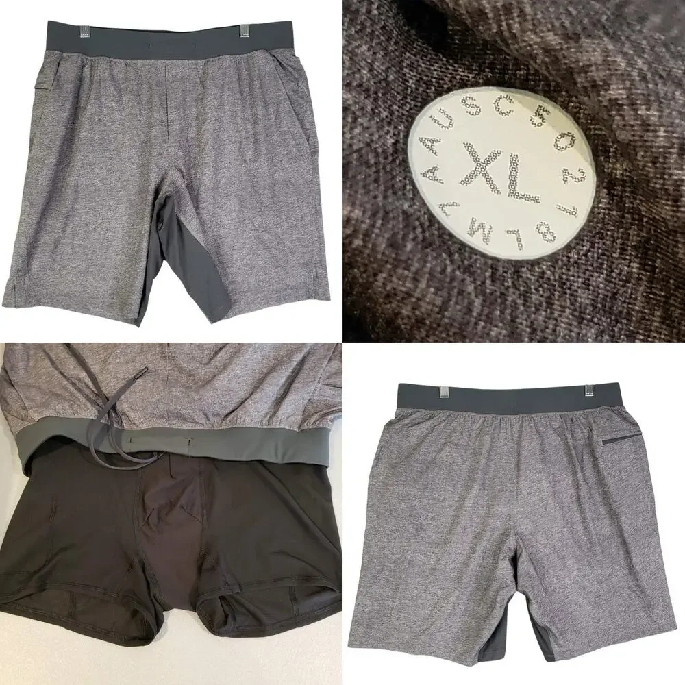 Lululemon THE Short Lined Men's XL Athletic Drawstring Pockets Gym Workout