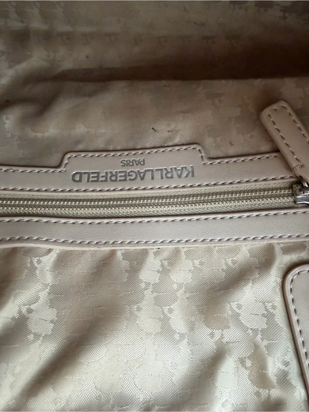 Karl Lagerfeld top some bag