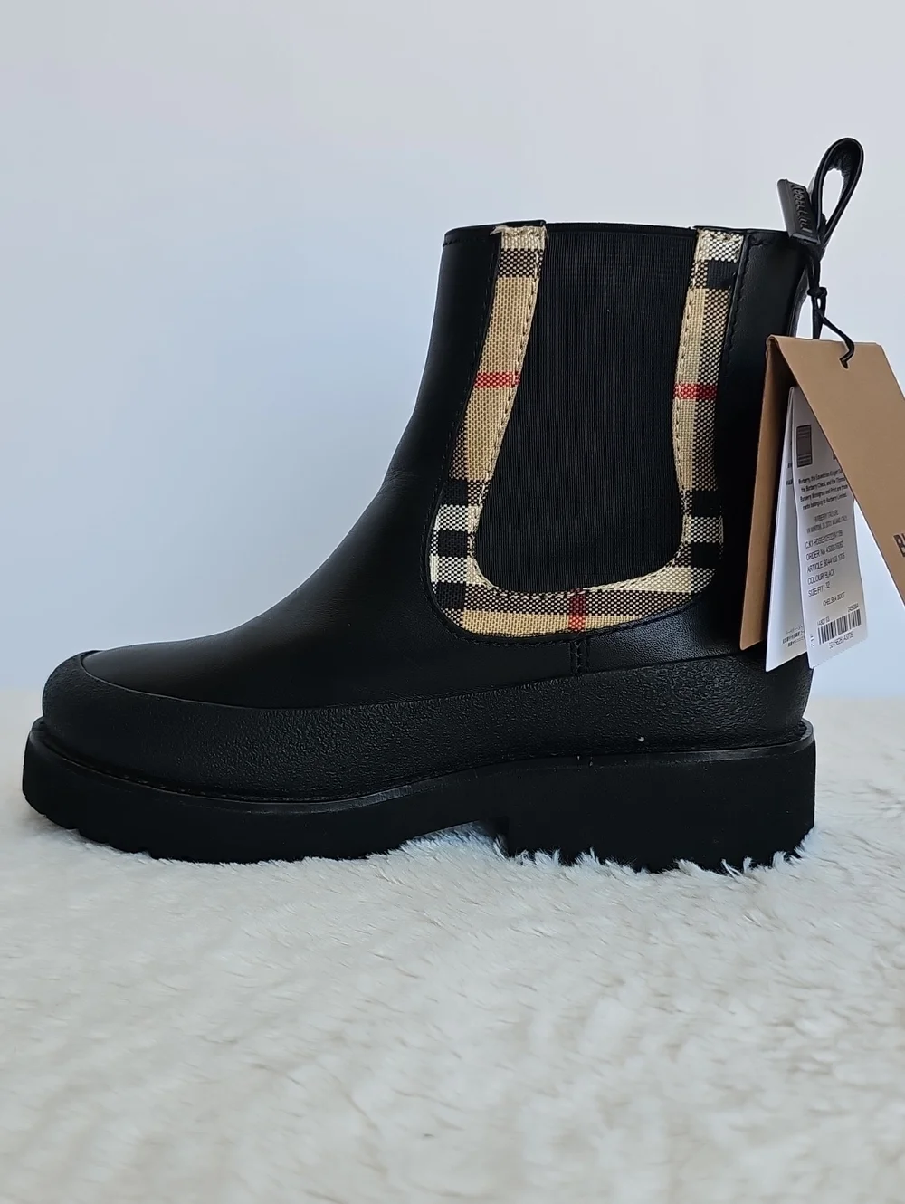 Burberry feel elastic box