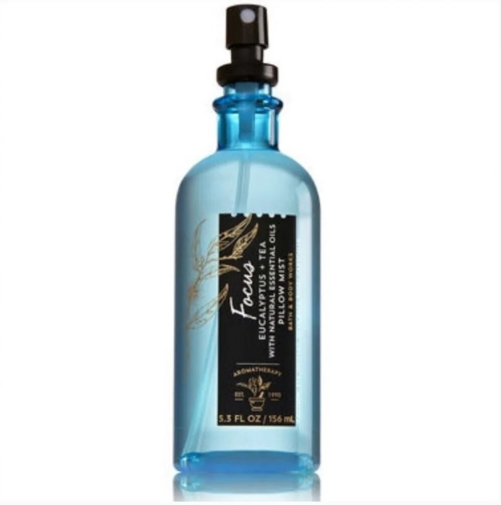 Bath & Body Works pillow mist eucalyptus + tea FOCUS