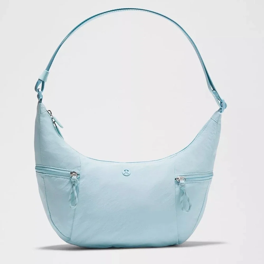 Lululemon Clean Lines Slouchy Sling Bag 6L Light Blue Crossbody Shoulder Bag