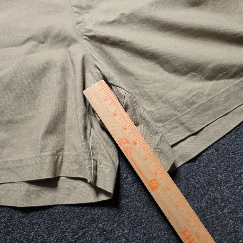 Vintage Patagonia Stand Up Shorts Tan Khaki Mens 34 Organic Cotton Canvas Hiking