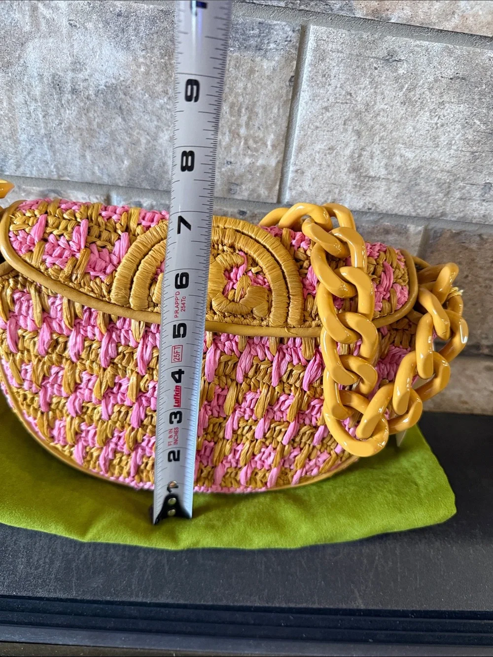 Tory Burch handwoven pink