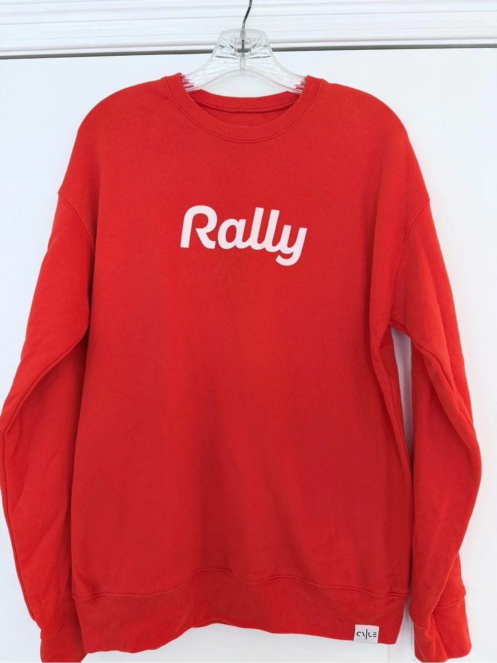 Unisex Red Rally pickleball Crewneck Sweatshirt -